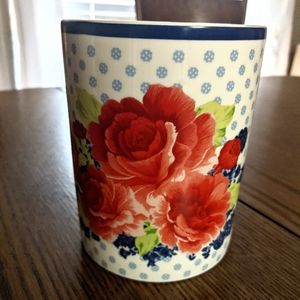 NWOT Pioneer Woman Breezy Blossom Crock/Utensil Holder